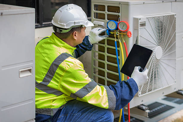 Professional Hvac Maintenance technician working in Flagtown, NJ